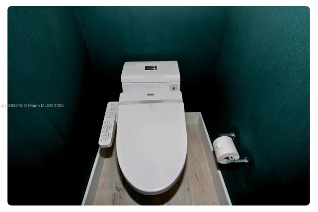 a front view of a multi story building