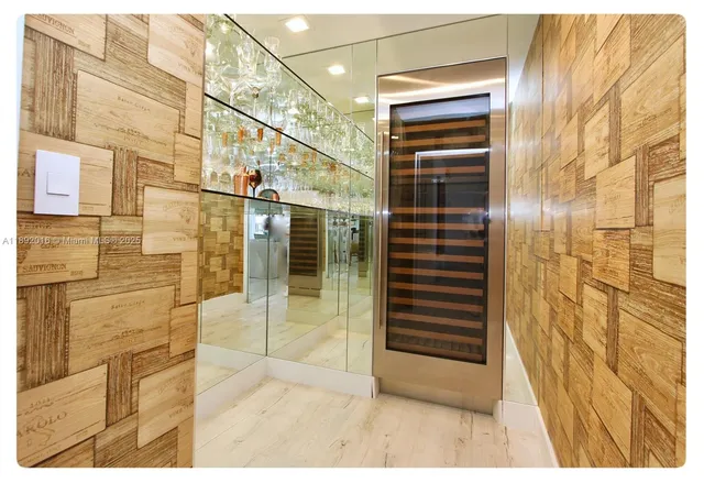 a table and chairs in a room