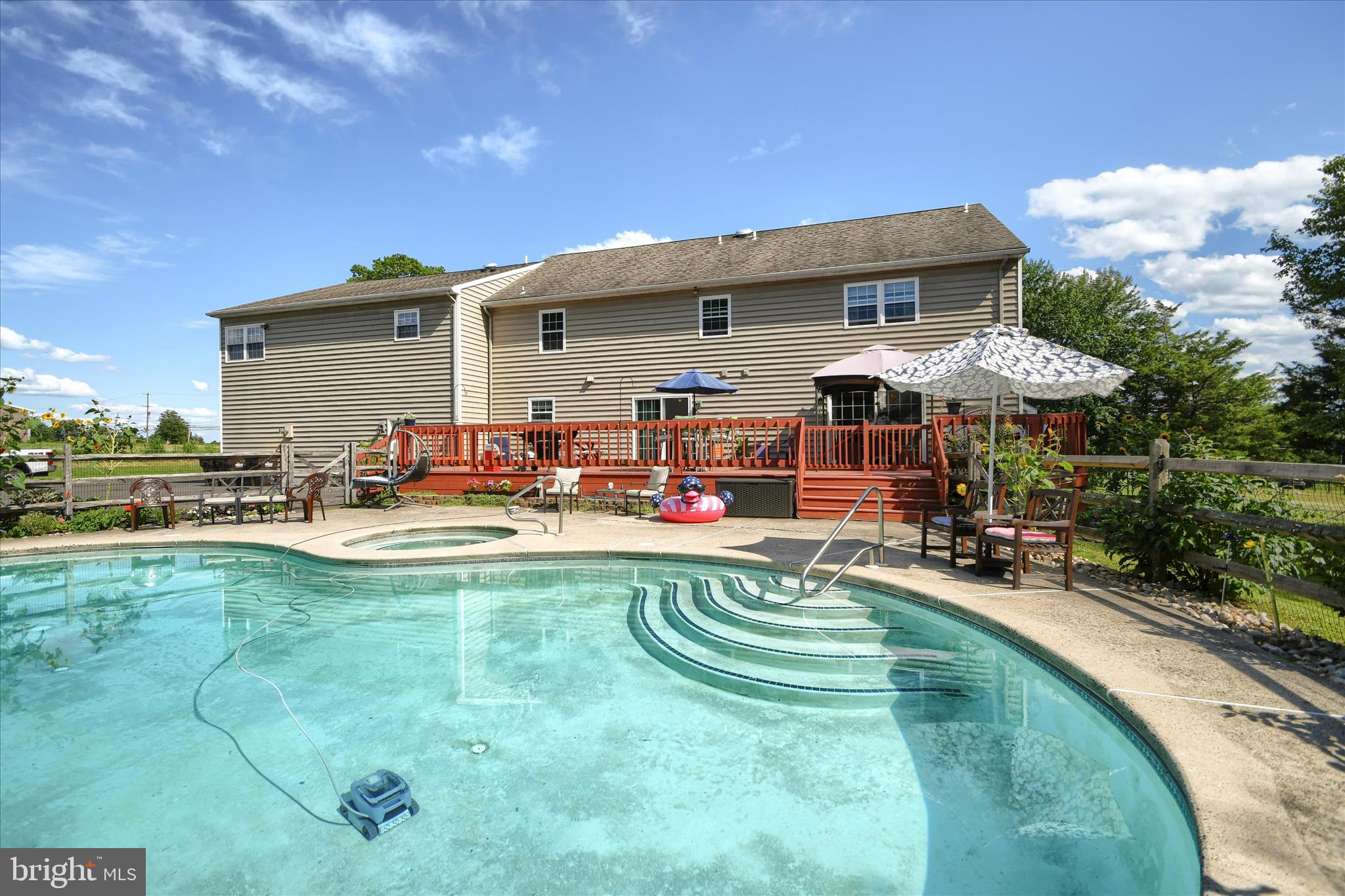 1010 Sweetbriar Road Perkasie, PA 18944 - Photo 47 of 59 a view of a swimming pool with a patio