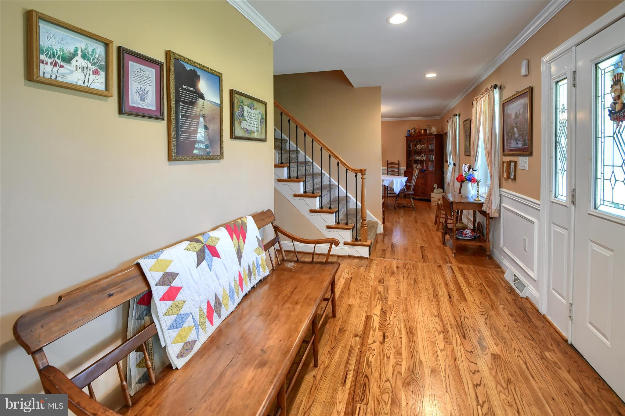 1010 Sweetbriar Road Perkasie, PA 18944 - Photo 10 of 59 a view of an entryway with wooden floor