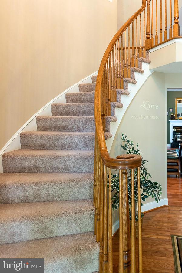 6325 Hawkins Gate Road La Plata, MD 20646 - Photo 11 of 30 Two story foyer with curved staircase
