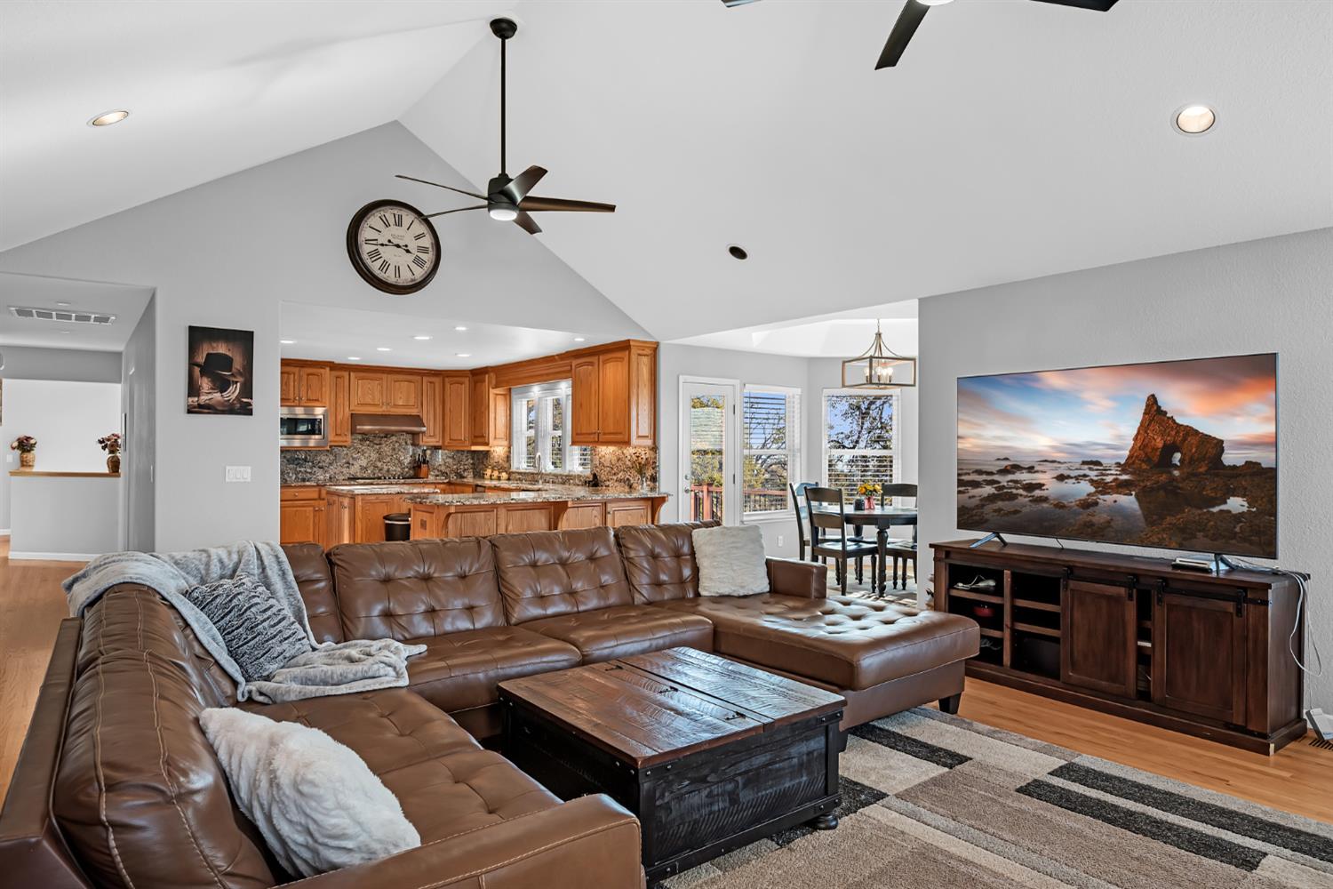 5772 Dragon Springs Road Placerville, CA 95667 - Photo 21 of 85 a living room with furniture and a large window