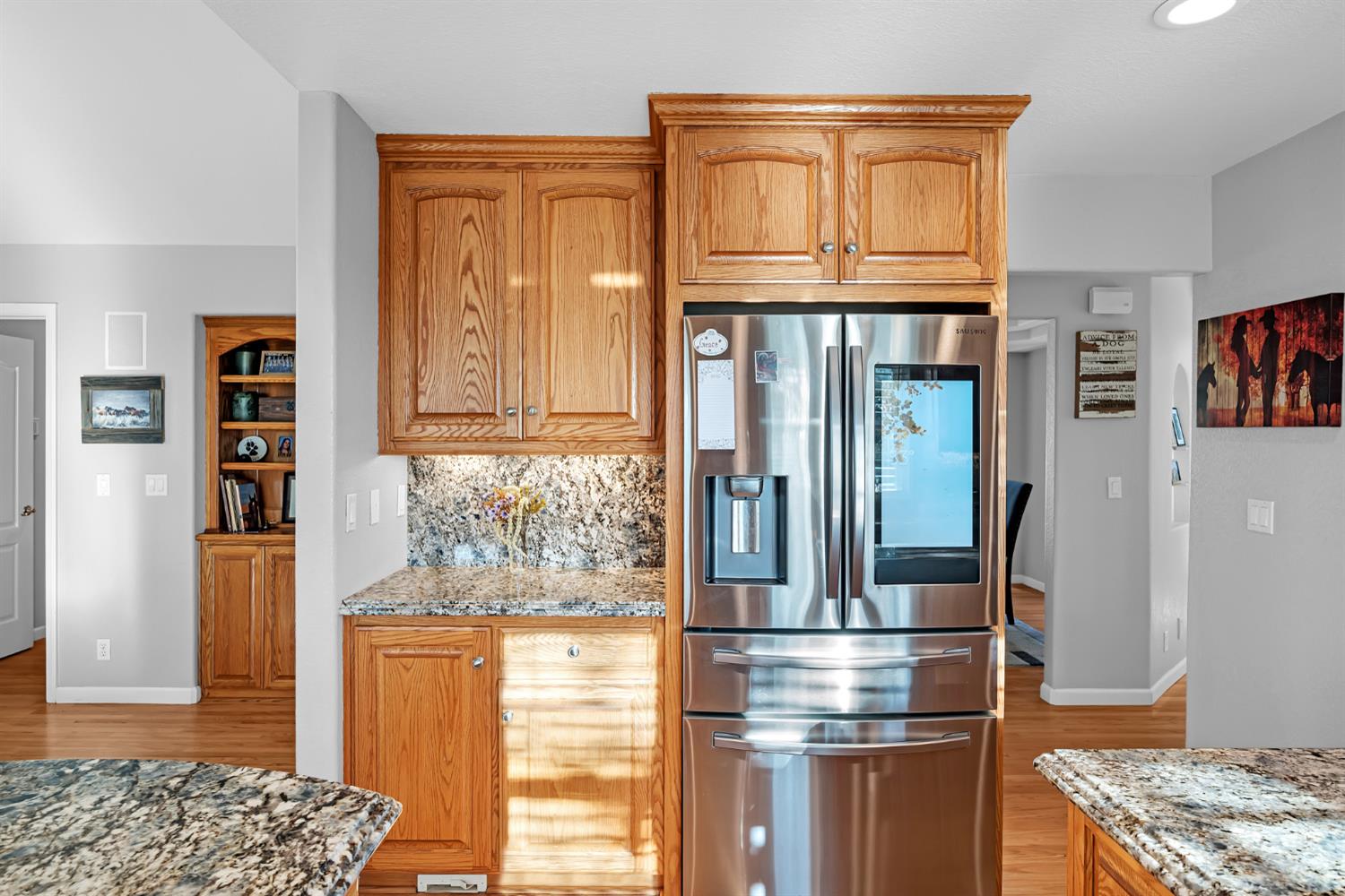 5772 Dragon Springs Road Placerville, CA 95667 - Photo 26 of 85 a kitchen with stainless steel appliances granite countertop a refrigerator and a stove