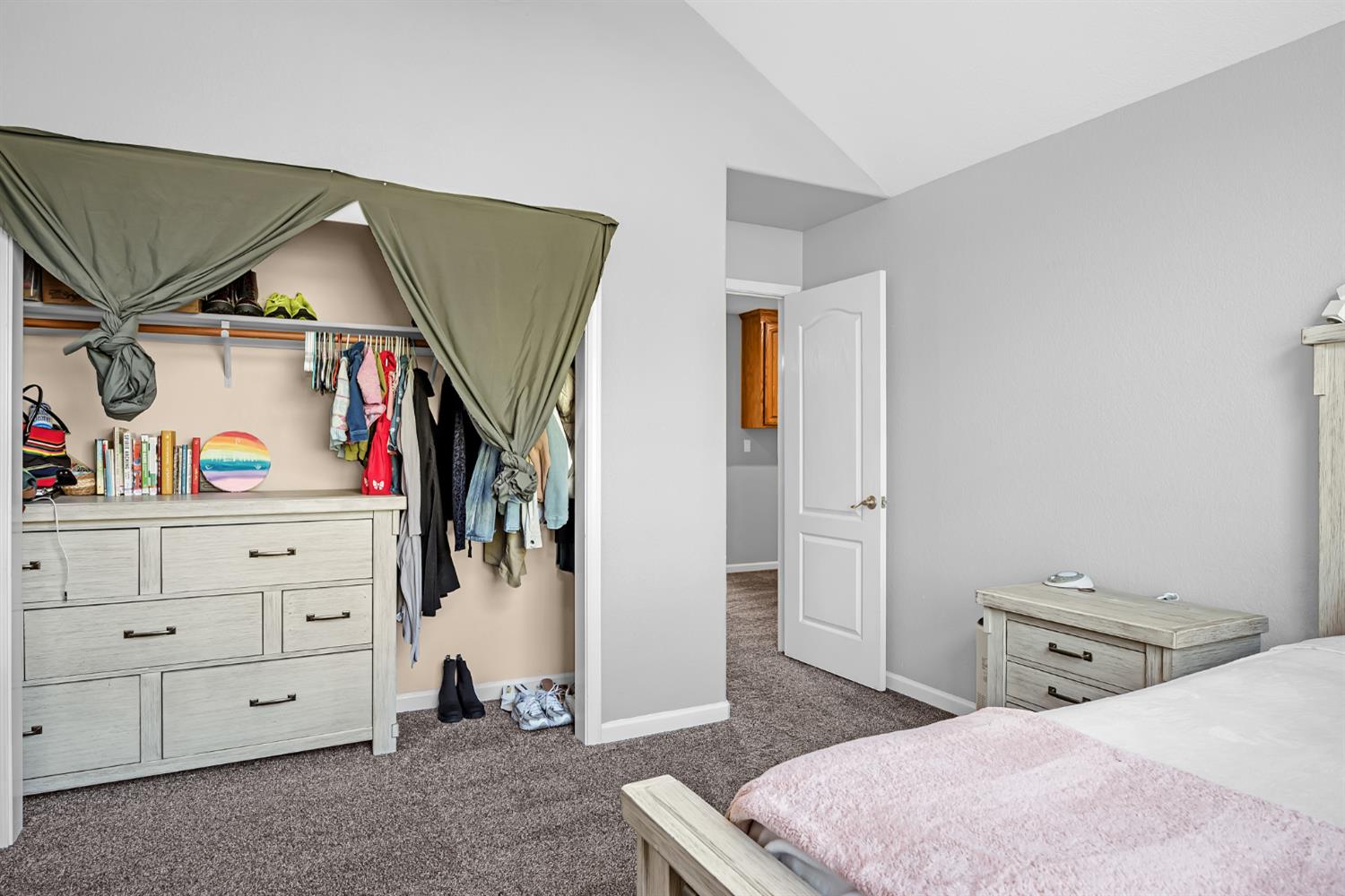 5772 Dragon Springs Road Placerville, CA 95667 - Photo 41 of 85 a bedroom with a bed and a closet