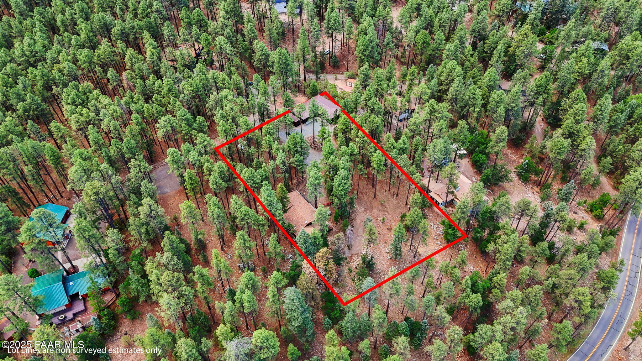 6231 South Champion Way Road Prescott, AZ 86303 - Photo 41 of 43 a backyard of a house with lots of green space