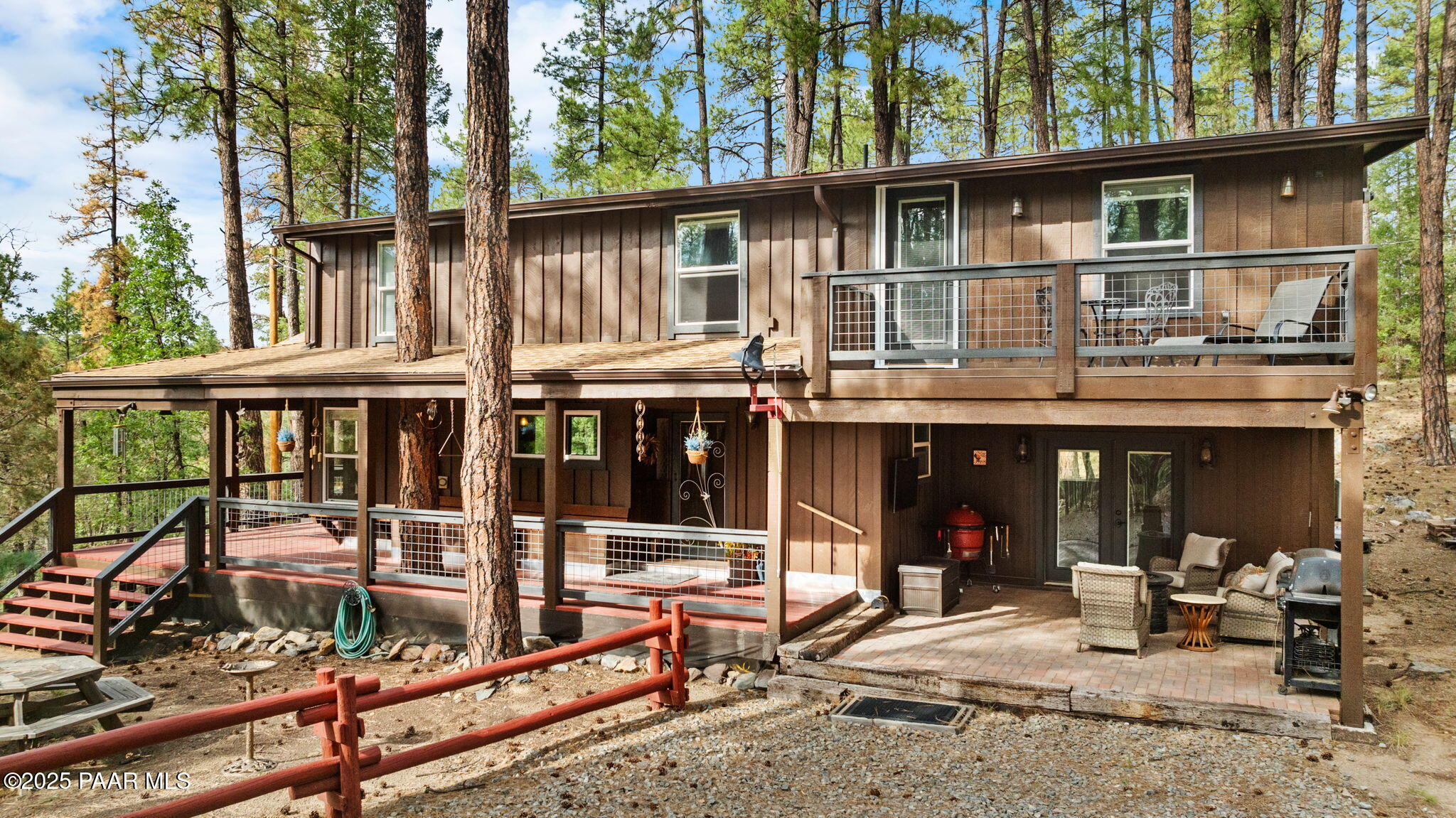 6231 South Champion Way Road Prescott, AZ 86303 - Photo 42 of 43 a view of a chair and tables in the balcony