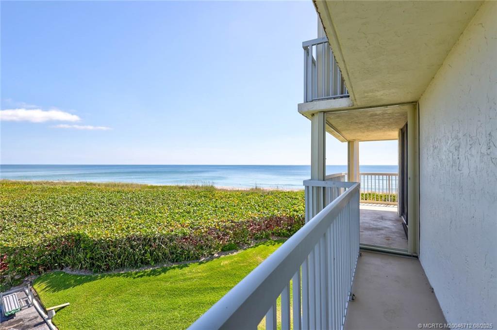 10600 South Ocean Drive, Unit 201 Jensen Beach, FL 34957 - Photo 2 of 40 a view of a balcony with an outdoor space