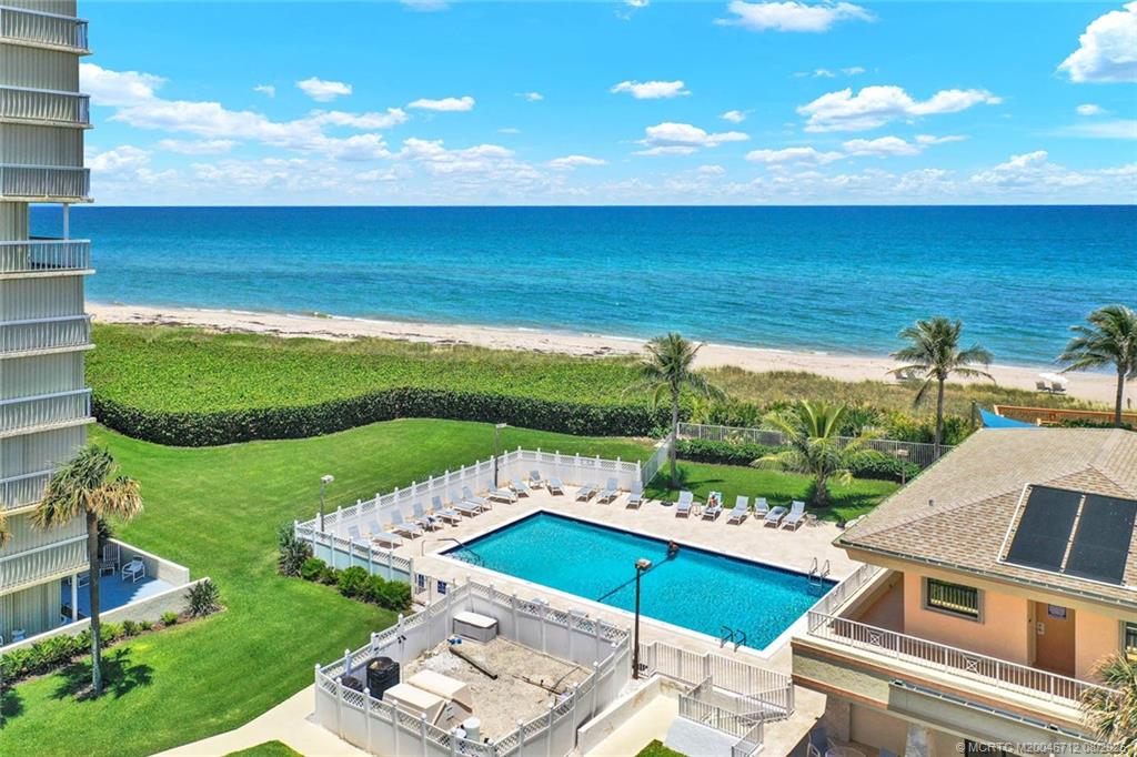 10600 South Ocean Drive, Unit 201 Jensen Beach, FL 34957 - Photo 40 of 40 an aerial view of a house with a garden