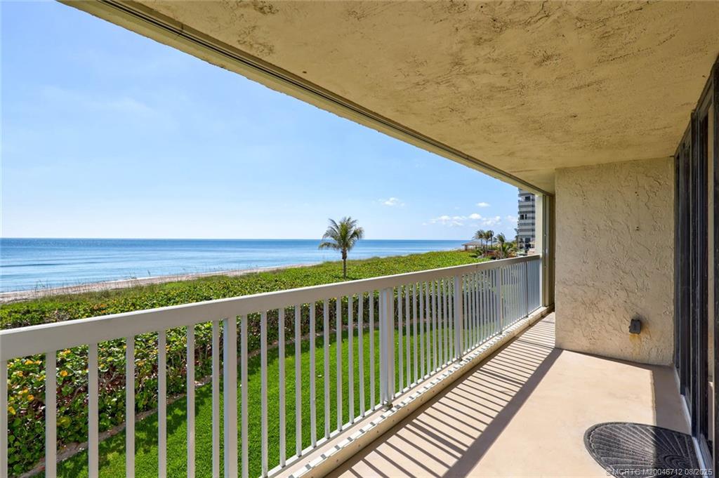 10600 South Ocean Drive, Unit 201 Jensen Beach, FL 34957 - Photo 6 of 40 a view of balcony with furniture