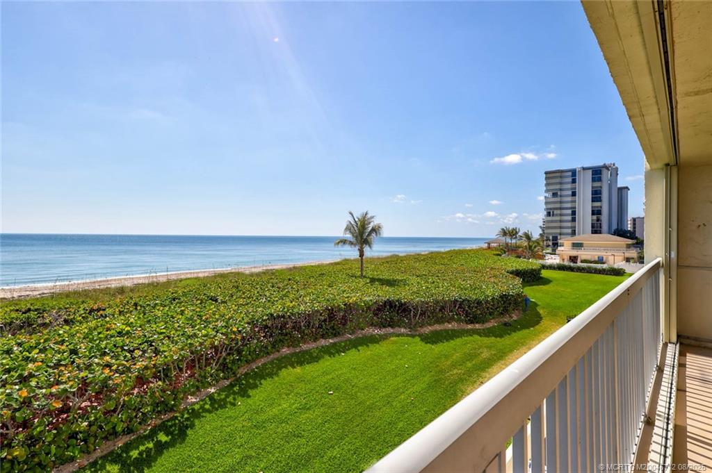 10600 South Ocean Drive, Unit 201 Jensen Beach, FL 34957 - Photo 7 of 40 a view of a city from a balcony