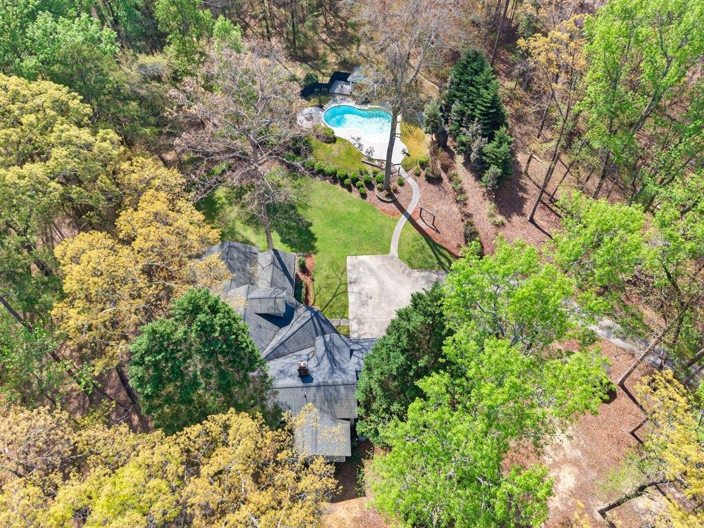 627 Rock Springs Road Lawrenceville, GA 30043 - Photo 78 of 85 an aerial view of a house with a yard