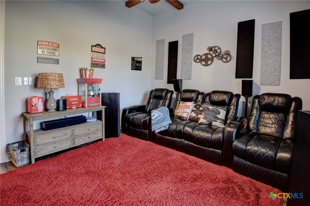 222 August Avenue Shiner, TX 77984 - Photo 41 of 48 a living room with furniture and a flat screen tv