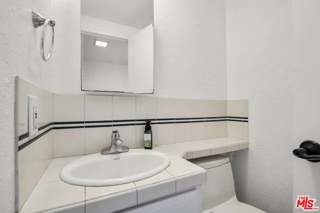 a view of a bathroom with a shower