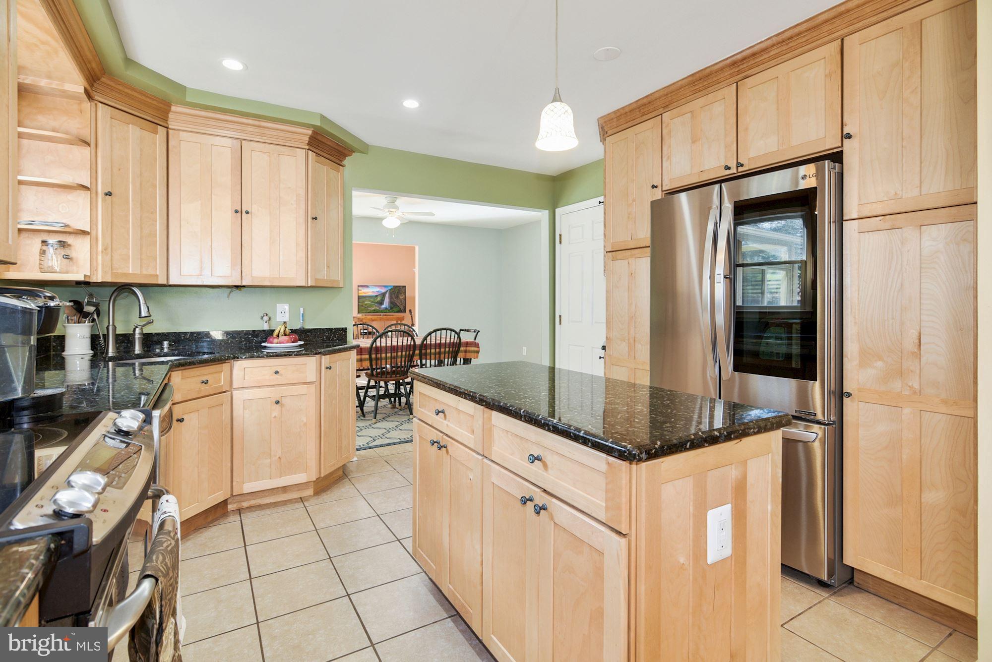 2211 Furnace Road Fallston, MD 21047 - Photo 10 of 43 Kitchen Boasts Island & Brand New Refrigerator