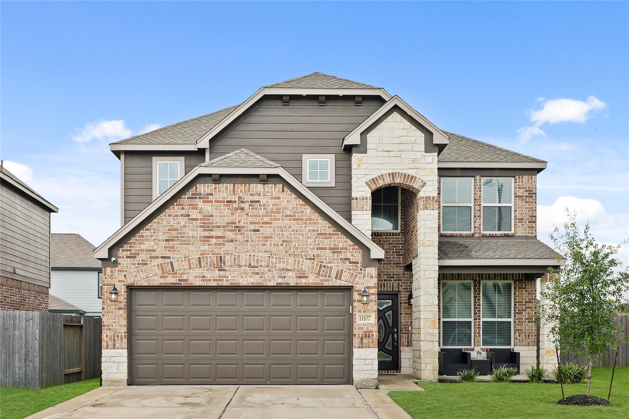 11107 Larkspur Dale Houston, TX 77044 - Photo 1 of 36 a view of outdoor space yard and front view of a house
