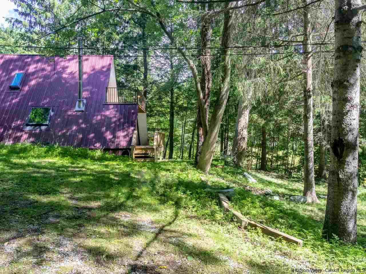 161 Pine Hill Road Shandaken, NY 12410 - Photo 17 of 19 a backyard of a house with lots of green space