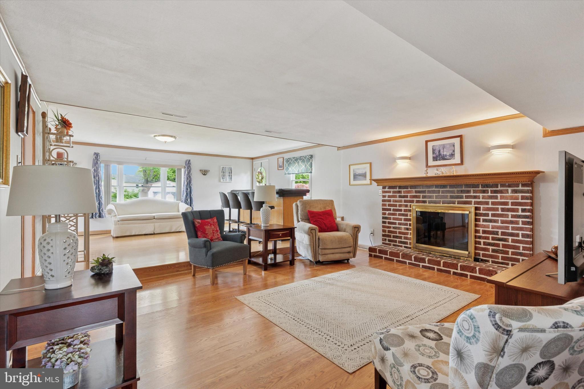 315 Waverly Road Southampton, PA 18966 - Photo 4 of 24 a living room with furniture and a fireplace