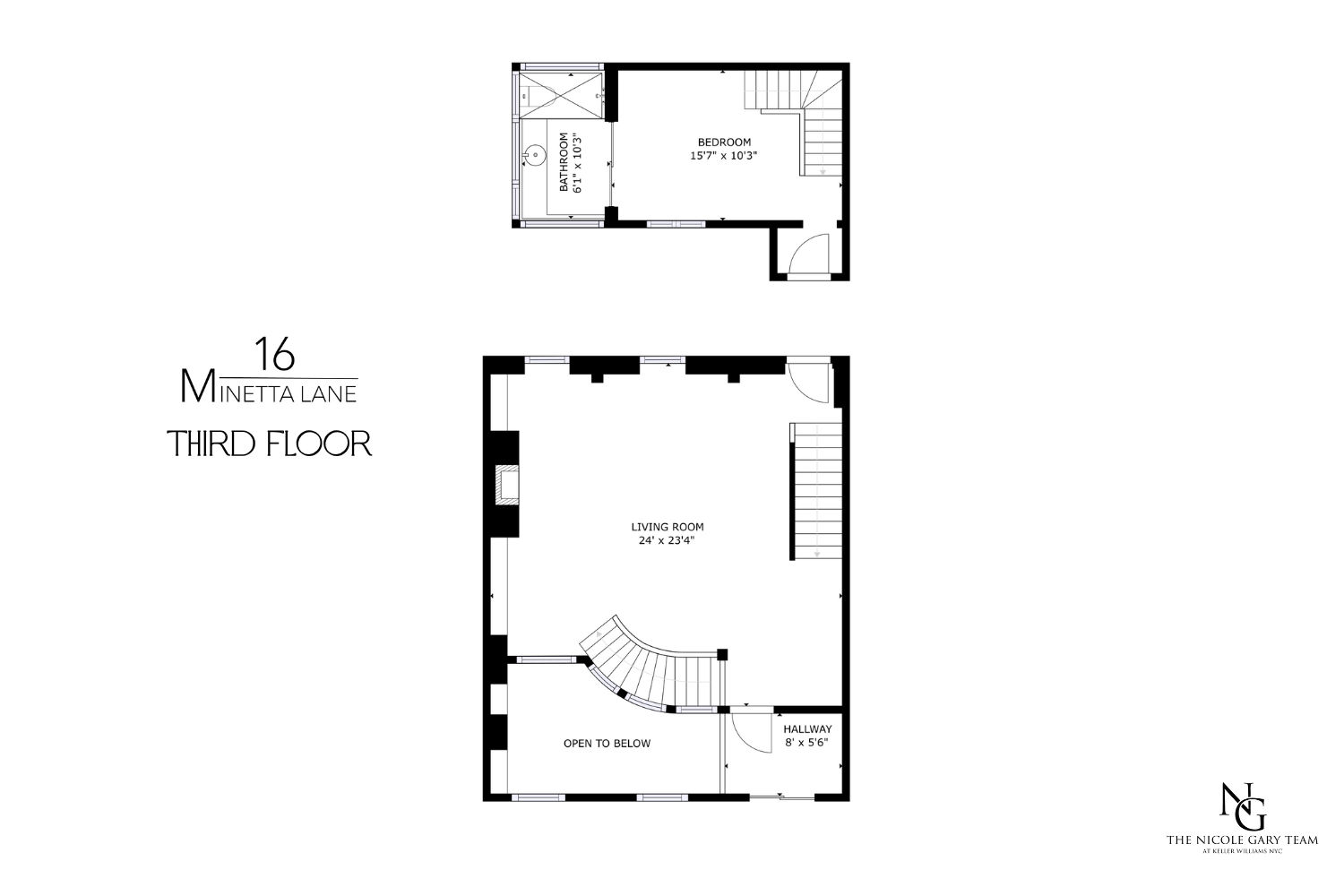 Undisclosed Address Manhattan, NY 10012 - Photo 34 of 36 a picture of a floor plan