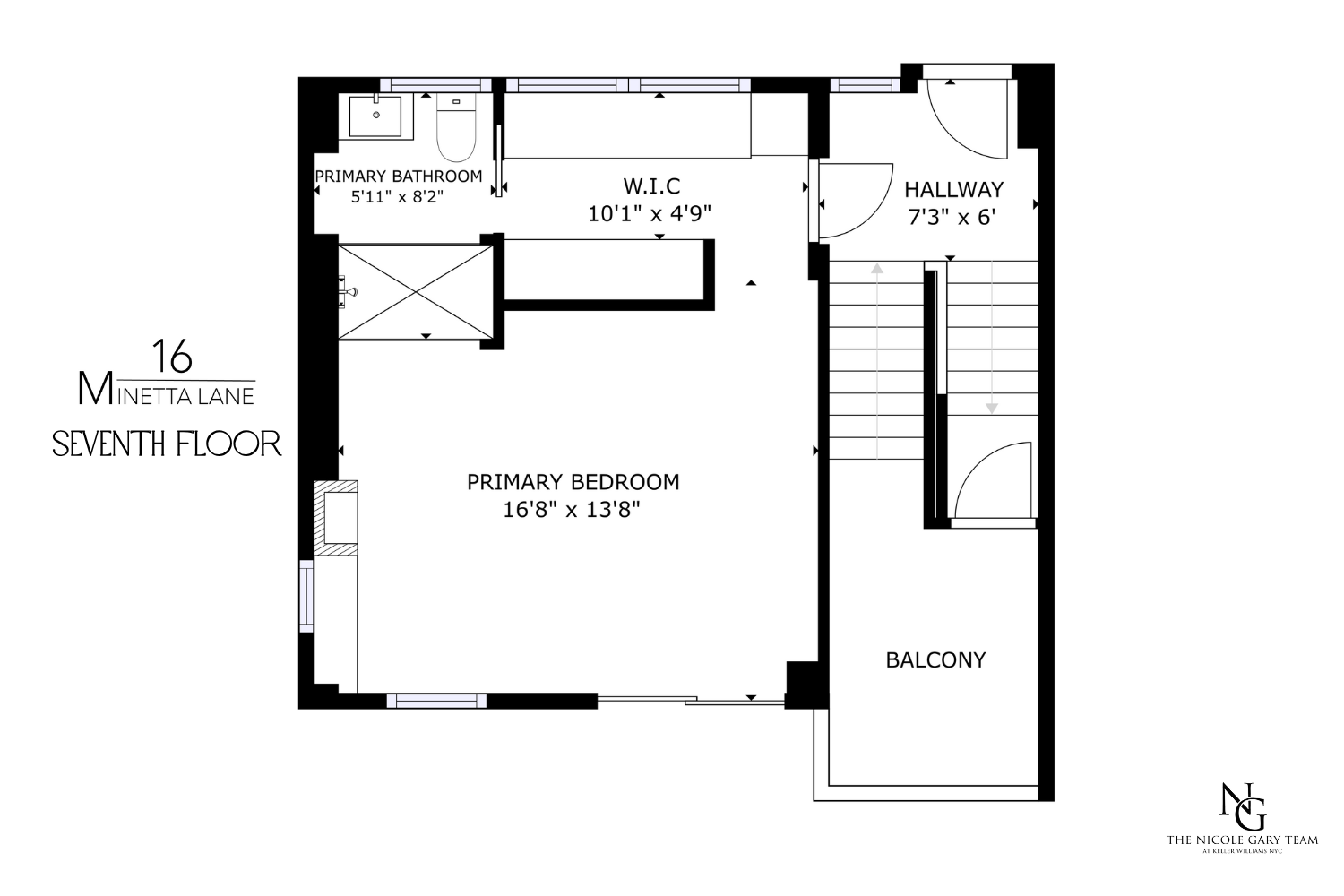 Undisclosed Address Manhattan, NY 10012 - Photo 30 of 36 a picture of a floor plan