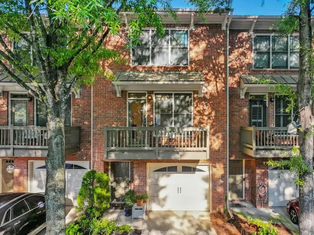 front view of a house with a street