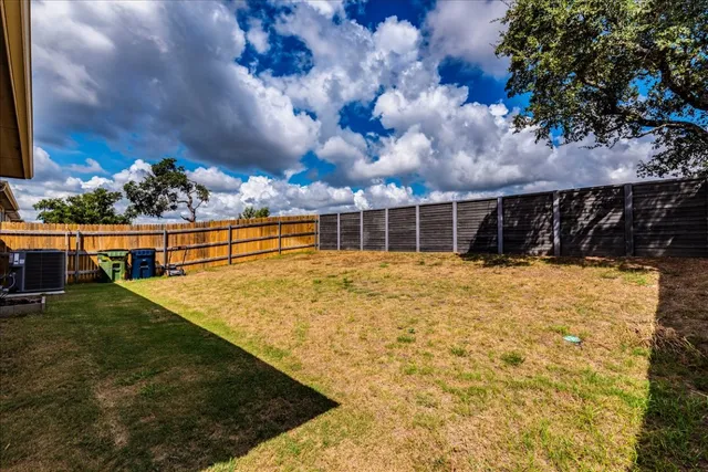 a view of a porch with seating space