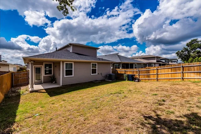 a view of outdoor space with garden