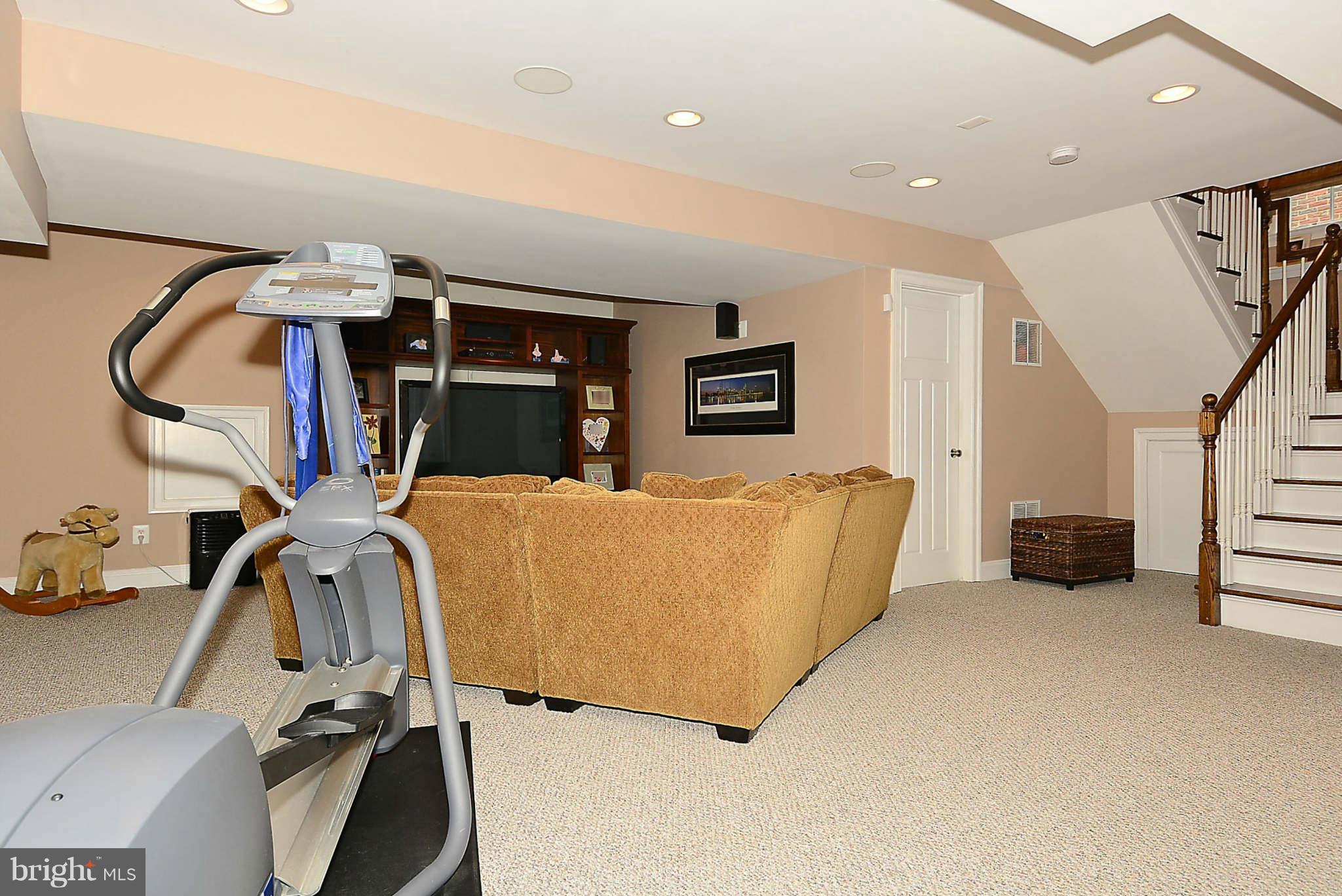 4430 19th Road North Arlington, VA 22207 - Photo 23 of 30 Finished Recreation Room View 1