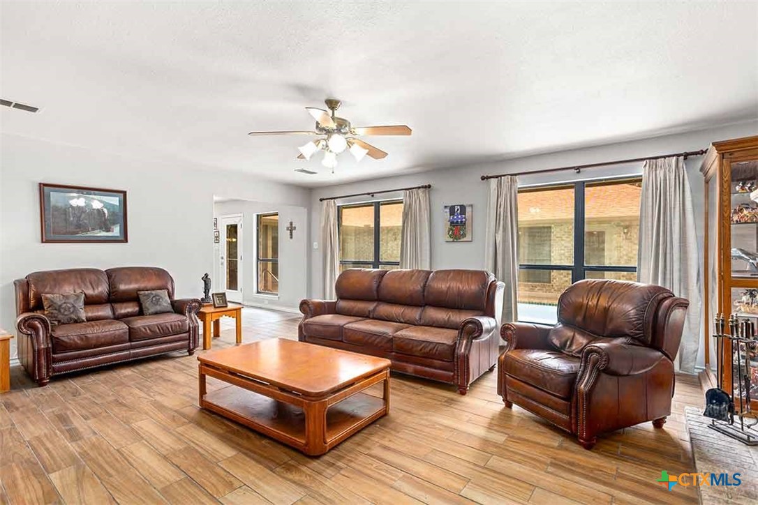 20-acres Guadalupe Ranch Lane Seguin, TX 78155 - Photo 17 of 42 a living room with furniture and a large window