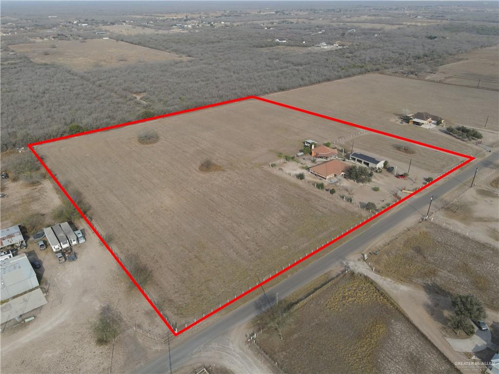 695 El Paisano Road Rio Grande City, TX 78582 - Photo 30 of 30 Overview of rural landscape with property parcel outlined