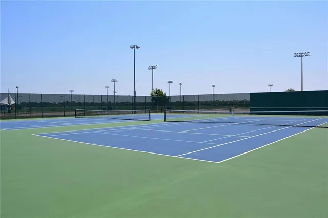 a view of a tennis court