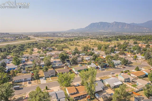 view of city and mountain
