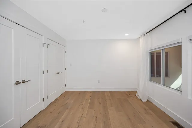 wooden floor in an empty room