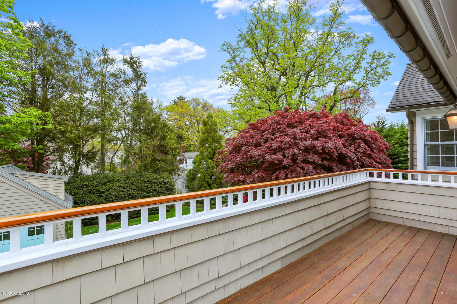 23 Palmer Terrace Riverside, CT 06878 - Photo 18 of 45 a view of a balcony with mountain view