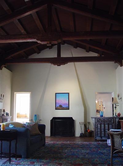 410 Tico Road Ojai, CA 93023 - Photo 5 of 10 a living room with furniture and a wooden floor