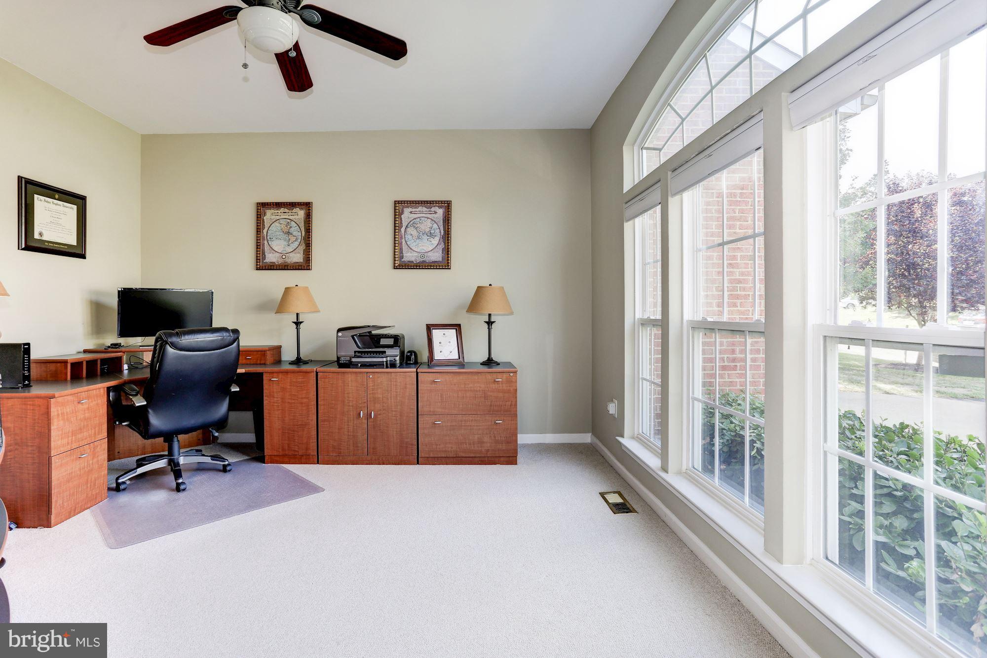 15115 Red Ridge Place Bowie, MD 20715 - Photo 3 of 30 Main level study with glass panel French doors