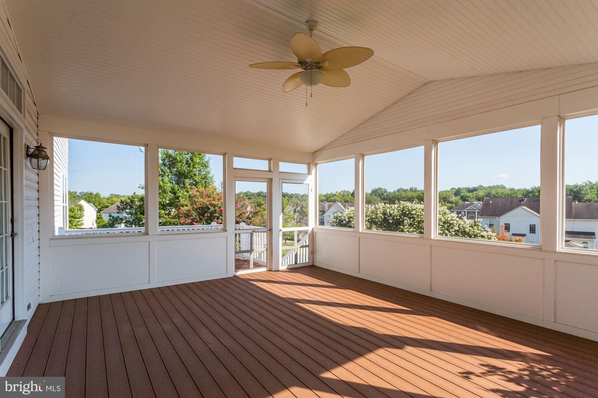 15115 Red Ridge Place Bowie, MD 20715 - Photo 28 of 30 Covered porch has vaulted ceiling and ceiling fan