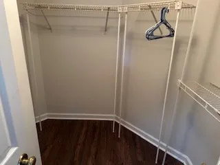 a view of a walk in closet