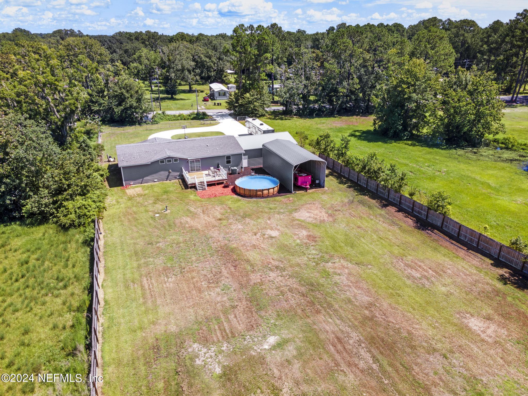 9068 Old Plank Road Jacksonville, FL 32220 - Photo 34 of 36 Aerial of Back of Home