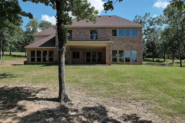 a view of a park with trees