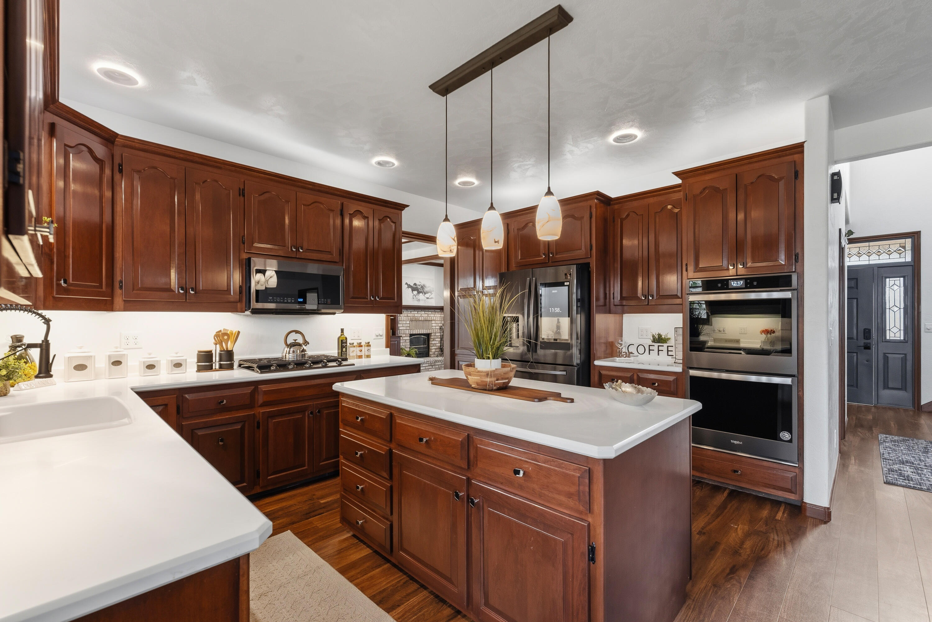 242 Kiesner Drive Chilton, WI 53014 - Photo 7 of 70 Island Kitchen with can lighting