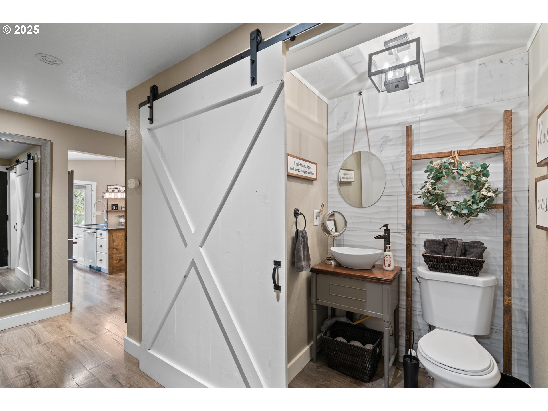 1328 Southwest 44th Street Pendleton, OR 97801 - Photo 18 of 43 a living room with furniture and a floor to ceiling window