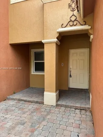 a view of a house with a door