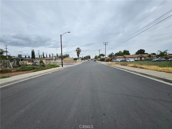 a view of a city street with a road