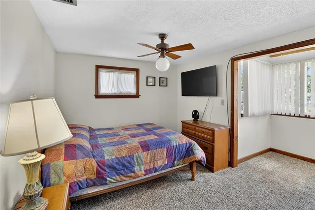 a view of yard with green space