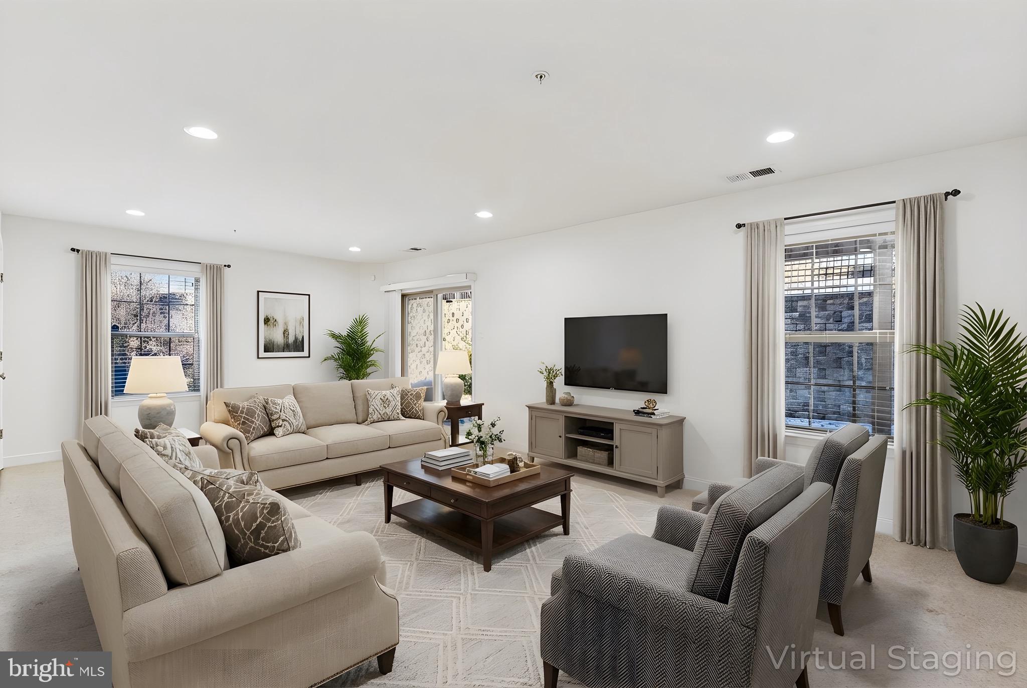 14050 Fox Hill Road Sparks Glencoe, MD 21152 - Photo 45 of 57 Lower level family room (virtually staged)