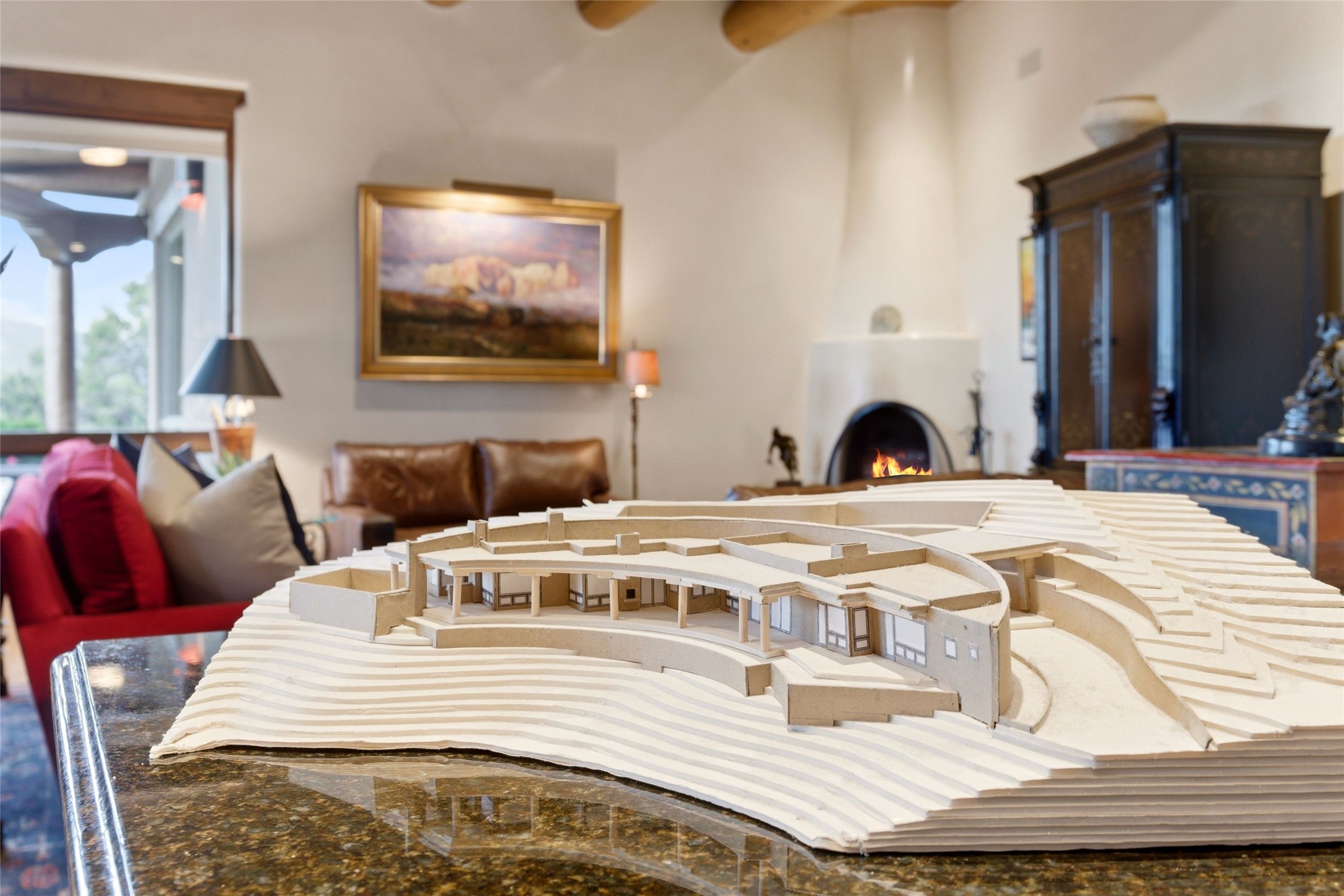 42 San Juan Ranch Road Santa Fe, NM 87506 - Photo 6 of 49 3-D Model of Residence