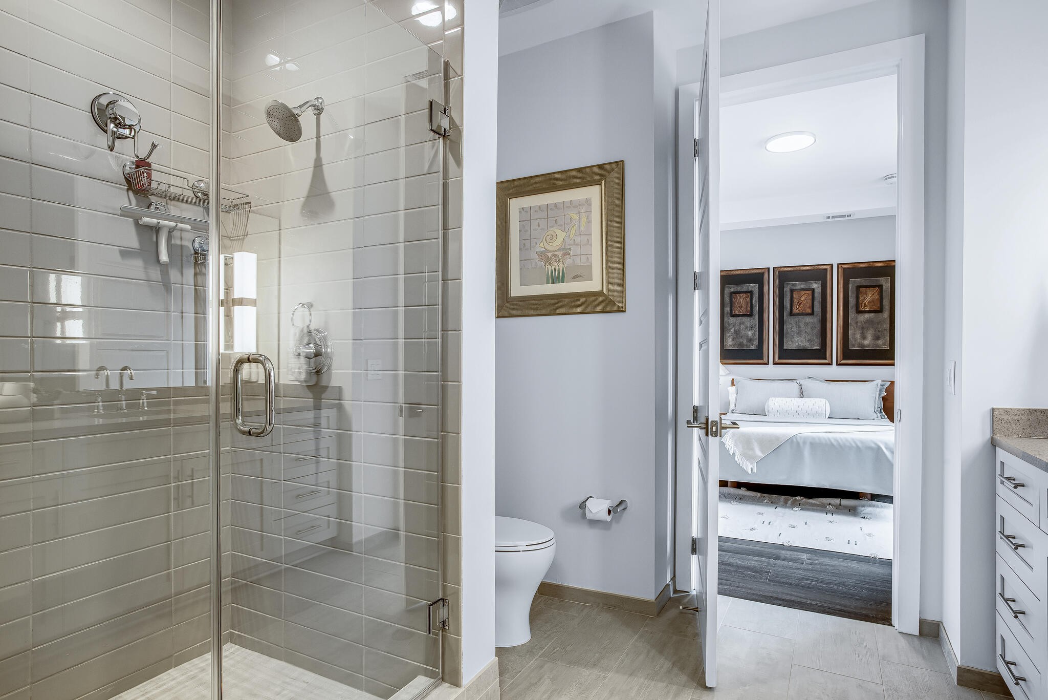 20 Rutledge Street, Unit 407 Nashville, TN 37210 - Photo 25 of 39 a bathroom with a tub shower and sink
