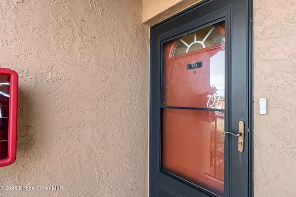 a door with a hallway