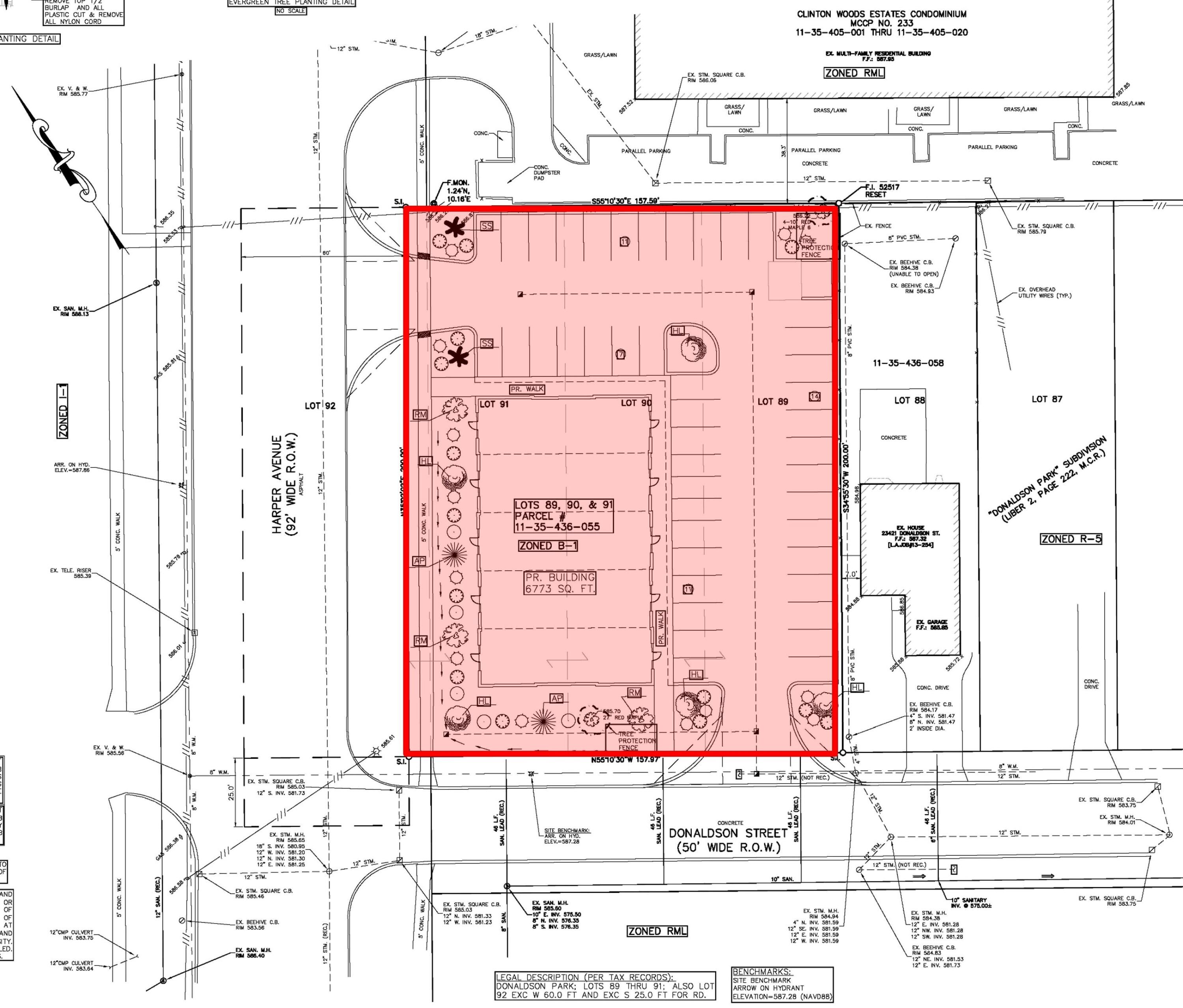 Harper Avenue Clinton Township, MI 48035 - Photo 4 of 4 Proposed Development - NEC Harper and Do