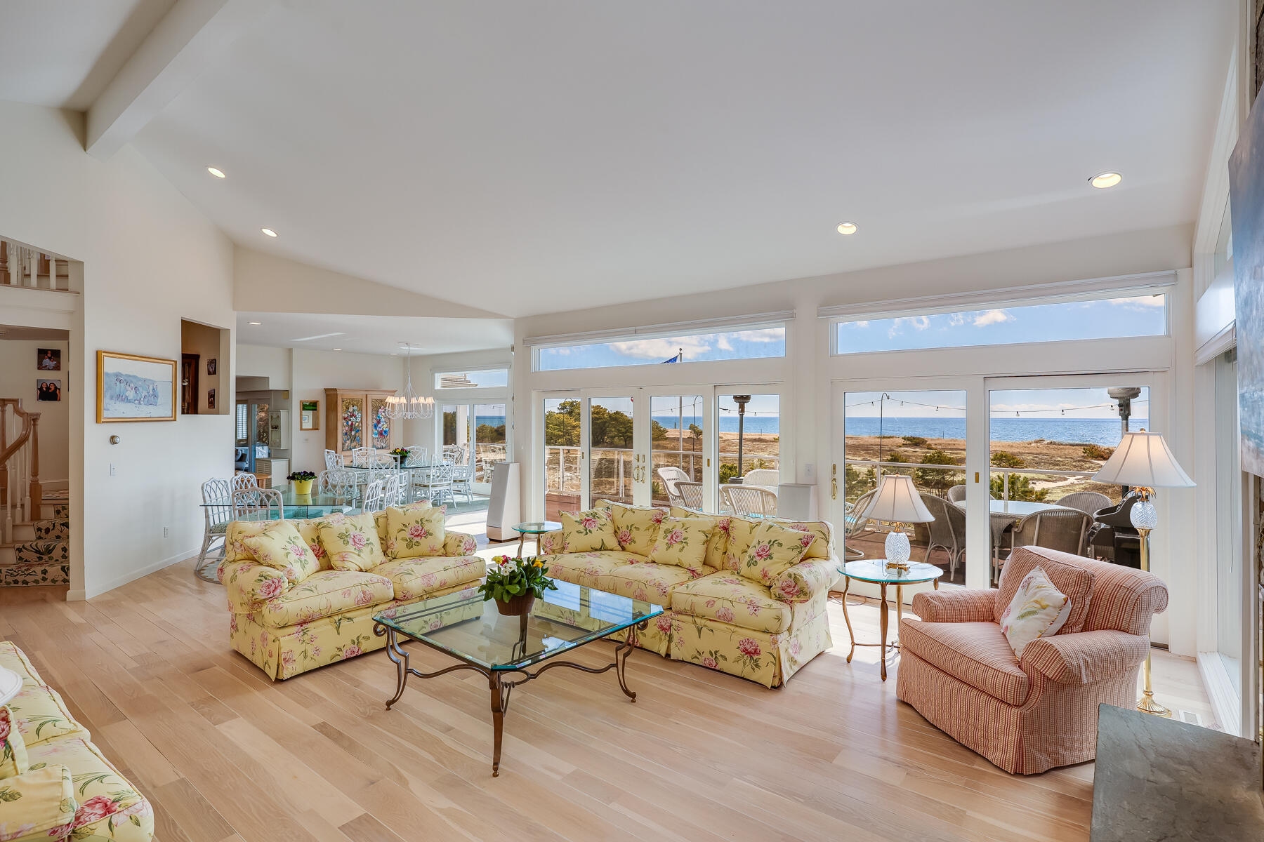 33 Dunes Road Harwich Port, MA 02646 - Photo 19 of 58 a living room with furniture and a large window